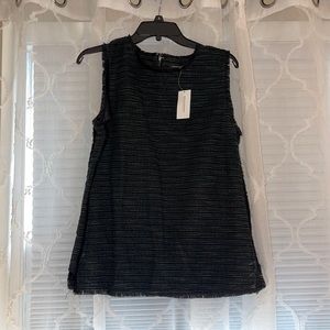 Banana Republic Large woven top with zipper